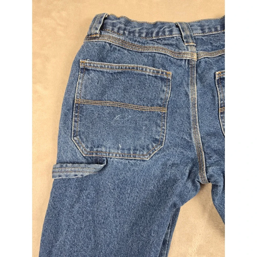 Berkley Jensen Carpenter Jeans Mens 32x32 Fit 31x31 Blue Denim Workwear Utility